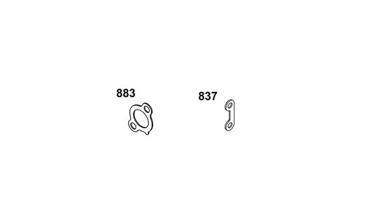 Exhaust Group Diagram and Parts List for 356447-0678-G1 200000 - 399999 Briggs and Stratton Engine